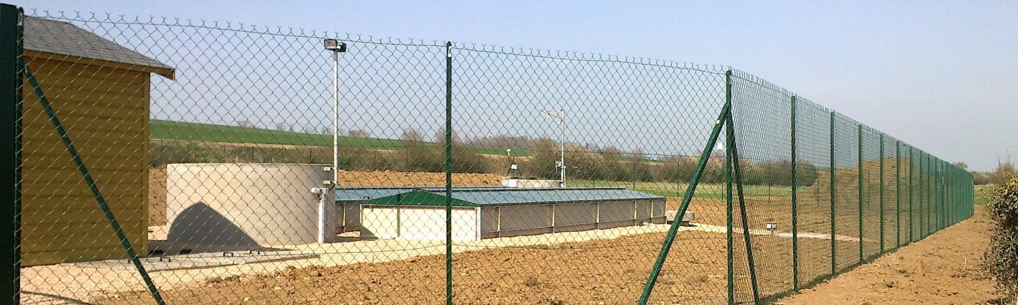 Renfort clôture station épuration